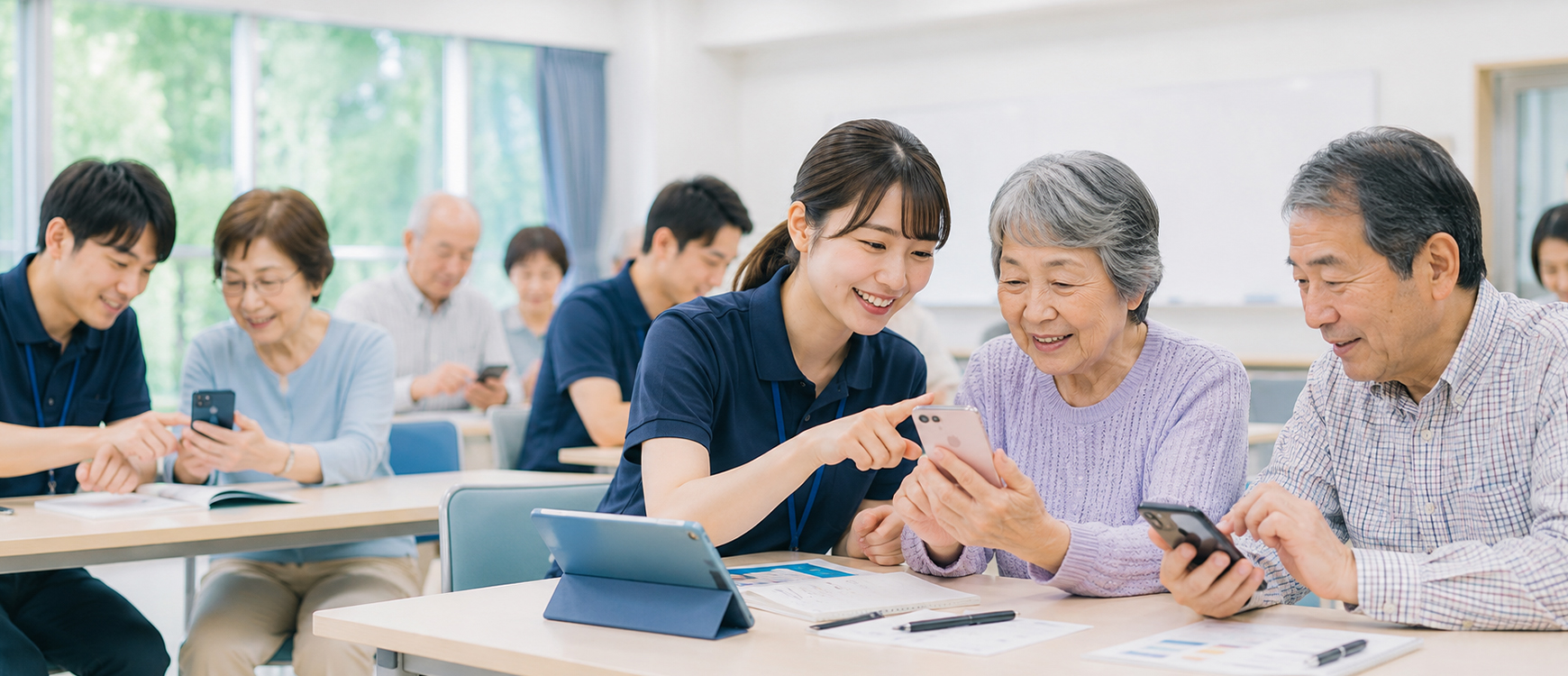 スマホ教室事業